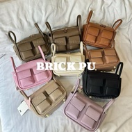 ONHAND • BRICK PU 18&22CM BAG ONHAND HOUSE OF LITTLE BUNNY (3 Straps included)