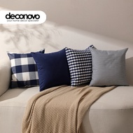 45x45cm 50x50cm Blue Plaid Pillow Cover - Stylish Checkered Cushion Case 30x50cm Cushion Cover for S