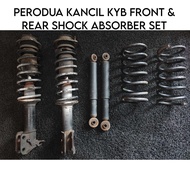 Perodua Kancil KYB Front &amp; Rear Shock Absorber Set / Suspension Coil Spring / Coil Spring