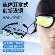 Swimming Goggles with Degree Adult Children Myopia Swimming Goggles Electroplating Waterproof Anti-F