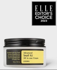 包郵 COSRX 92%高級蝸牛多效合一面霜 100g Advanced Snail 92 All in one Cream