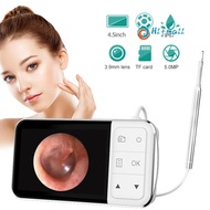 Ear Wax Removal camera 3.9mm Digital Otoscope with 4.5 inch Display Ear Scope Tool Ear Inspection