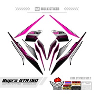 SUPRA STRIPING GTR 150 MOTIF 41 SUPRA STICKER/S GTR SUPRA STICKER/S GTR 150 STIPING/S STICKER/S WINN