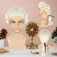 Rambut palsu Karnival Krismas Harley Quinn Gadis Badut Jalinan Besar Ekor Kuda Hakim Peguam Cosplay 