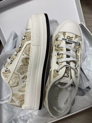 Dior Oblique 厚底帆布鞋