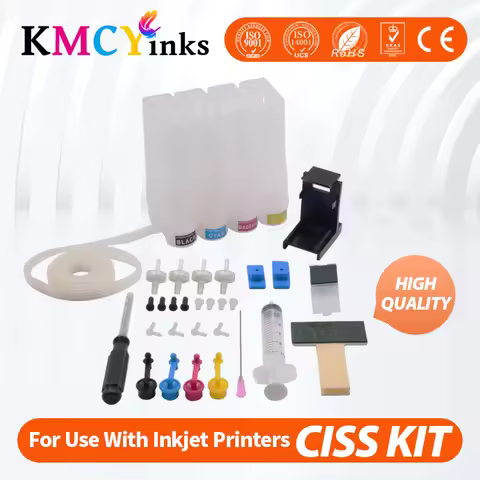 KMCYinks DIY CISS 302XL replacement for 302 XL ink cartridge For HP Deskjet 2130 2135 1110 3630 3632
