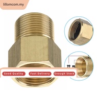 <LOMC>M22 15mm Male Thread To M22 14mm Female Metric Adapter Pressure Washer Brass