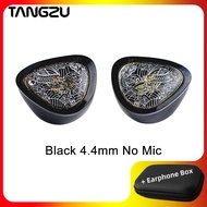 TANGZU WANER SG 2หูฟังเพิ่มสายกล่องเก็บของสี่เหลี่ยม PU Faaeal 3.5Mm/4.4Mm/Type-C 1DD หูฟังแบบไดนามิ