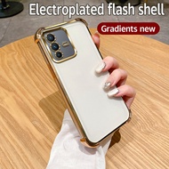 For Vivo V23 4G 5G Case Shockproof Electroplated TPU Phone Casing For Vivo V23 4G 5G Case Cover
