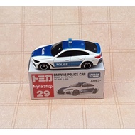 Tomica model Car, No.29 BMW I4 Police Car (new seal)