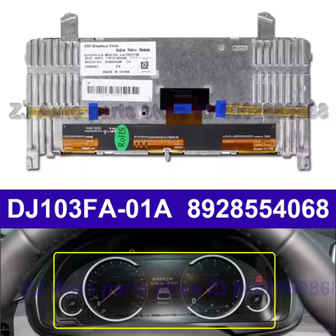 DJ103FA-01A 9363263 LCD Display for BMW 6WB F10 F11 F12 F13 F15 F16 F01 F02 F06 Instrument panel LCD