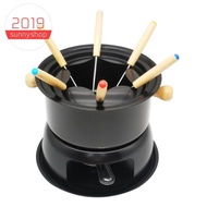 Chocolate Fondue Maker Set Multifunction Carbon Steel Ice Cream Chocolate Cheese Hot Pot Melting Pot