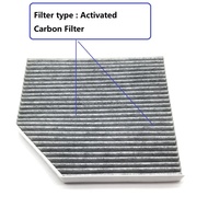 Cabin Air Filter CUK2450 for Audi A4 A5 Allroad Q5 RS5 S4 S5 for Porsche Macan 8K0819439 / 8K0819439