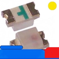 [50 Pieces]- Yellow LED 0603 Harvatek Transparent SMD Stickers IC2 Components