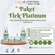 Paket Flek Platinum Skincare Orlin Beauty Menghilangkan Flek dalam 10 hari Mencerahkan Pelembab Waja
