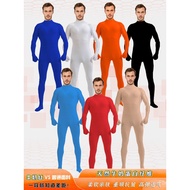 Tights Cross-Border Half-Pack Jumpsuit Hot Sale zentai Costume Performance Stage Solid Color Dance C