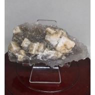 crystal 晶花共生方解 crystal with calcite AD4