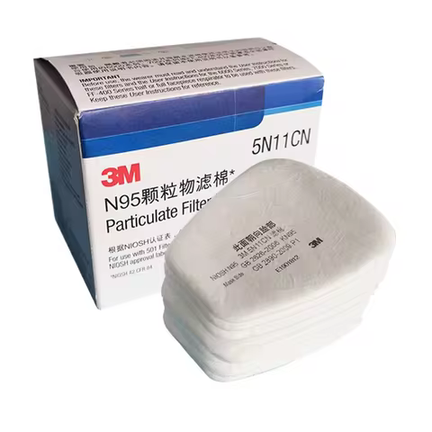 Paint Original 3M 5N11CN N95 Particulate Filter Cotton Replacement Filter Gas Mask Spray Paint Mask 