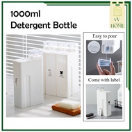 1000ml Laundry Detergent Bottle Container / Washing Detergent Storage Dispenser / Bekas Sabun Basuh