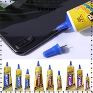 LIKENEAR Universal Adhesive, T8000 B7000 E8000 T7000 Transparent Black Repair Border Glue, Traceless