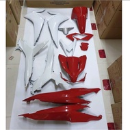 Cover Set OEM Honda Wave Dash 110 V2 (Red + White)