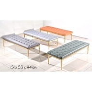 Bench Stool/Long Bench/Metal Leg Bench / RF FURNITURE GOLDEN LEG LONG BENCH