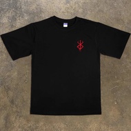 Berserk Sword Legend Anime Trendy Brand Short Sleeve American Loose Oversize Pure milk fiber T-Shirt