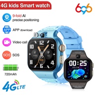 696 2024 Kid Video Call 4G Location Smartwatch GPS WIFI LBS Positioning Waterproof SOS Heart Rate Health Watches APP Download Children Smart Watch ALDT8 T8