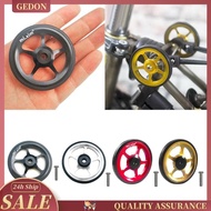 [Gedon] Folding bike Wheel 6cm for Folding Bike Transporting Pushing Walking Components Parts