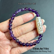 6mm mixed dzi natural stone bracelet with 9 eyes