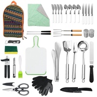 Backpack BBQ Set Tool Ethnic Style Tool Set New Barbecue Outdoor Set Tool Barbecue Barbecue L8ZQ