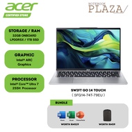 Acer Swift Go 14 SFG14-74T-54J6/ SFG14-74T-79EU 14" WUXGA Touch Laptop ( CU5/CU7, 16/32GB, 512GB/1TB