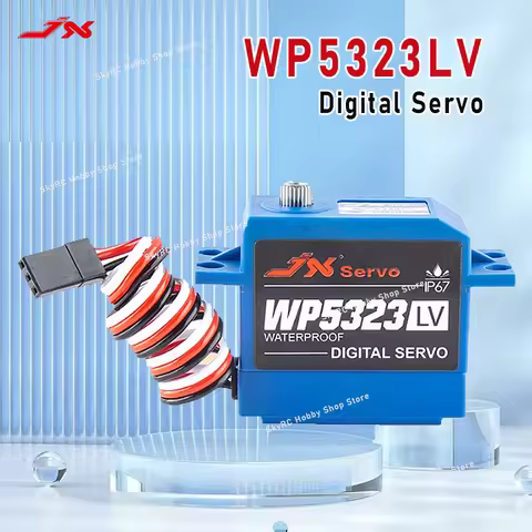 JX Servo WP5323LV 23kg Digital Waterproof 6.0V IP67 Standard Metal Gear Servo 1/8 1/10 RC Car & Boat