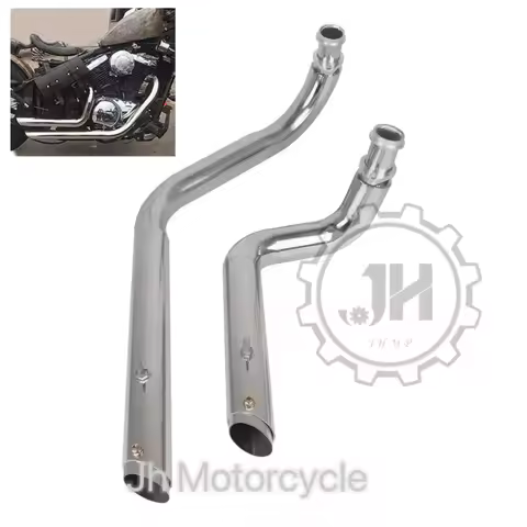Motorcycle Exhaust System Pipes Drag Pipe Kit Muffler Silencers For Kawasaki VN800 VN400 Classic VUL