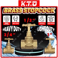 City Light Duty Heavy Duty Brass Stop Cock High Quality Valve Bib Tap 1 Inch 1/2 Inch 3/4 Inch / Kep