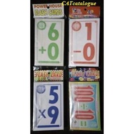 Math Solving Flash Cards For Kids