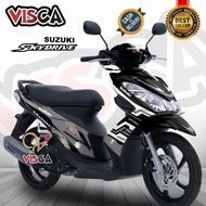 Decal Skydrive 125 Full Body Stiker Skydrive 125 Full Body Striping Skydrive 125 HITECH