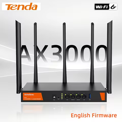 Tenda W30E AX3000 Wireless Enterprise Wifi6 Router 5G for Office Internet Hotspot Café Large House U