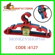 Plastic Cloth Hanger Hanger Baju 30PCS / 60pcs  ( COLOUR ) / Hanger Plastic  6127