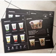 Restaurant menu book, cafe menu HARD COVER