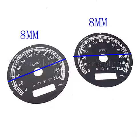 Odometer Dial MPH For Harley-Davidson XL883 XL1200 X48 V72 MPH/120 KM/H220