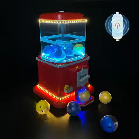 LYBMTWF LED Lighting Kit Compatible with Lego 21358 Minifigure Vending Machine (NOT Include The Mode