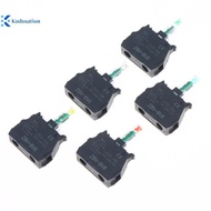 Kudosation XB5 ZBV LED Lamp Indicator Light Module Push Button Switch 16mmpact Size for Electrical P