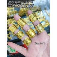REPLIKA 999 gold replica ring, exactly like real gold