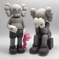 Kaws Doll Trendy Play Figure Cos Cover Face Sesame Street Large Size Doll Living Room Desktop Decoration