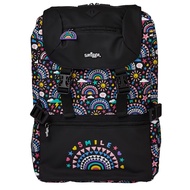 Smiggle Rainbow Smile Big Backpack Better Together Attach Foldover Backpack