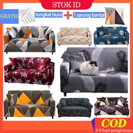 [Free Shipping] sofa Cover 1/2/3/4 Seater sofa Cover Elastic sofa Cushion Cover Cushion Protector Cover