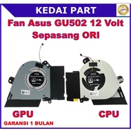 Fan Asus ROG Zephyrus GU502 GA502IU GA502IV GX502 GX502DU 12V Pair ORIGINAL