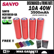 SANYO NCR18650-GA Rechargeable Battery ORIGINAL WITH FREE CASE 1PCS (READYSTOK) MNA GADGETZ
