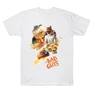 The Bad Guys 2 High Quality Cotton T-Shirt Cartoon Pattern For Men And Women Short Sleeves Round Nec